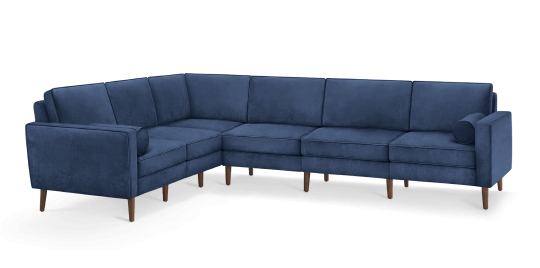 Nomad Velvet 6-Seat Corner Sectional