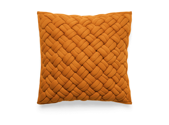 Honey Interknit Jersey Pillow Cover