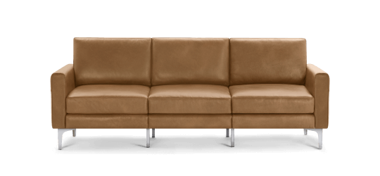 Block Nomad Leather Sofa