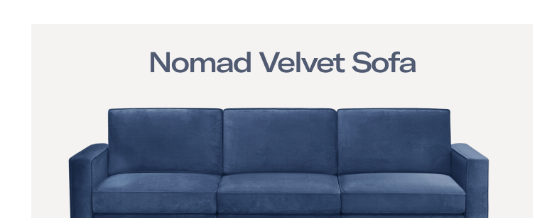 Nomad Velvet Sofa