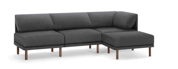 Range 4-Piece Open Sectional Lounger