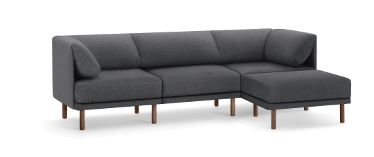 Range 4-Piece Sectional Lounger