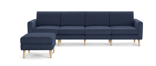 Block Nomad King Sofa with Ottoman