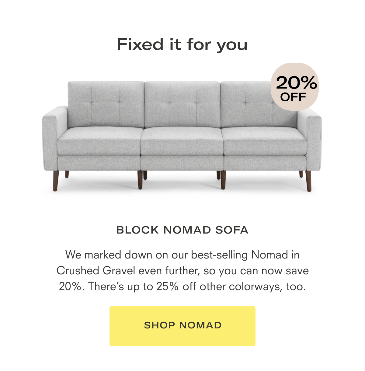 Nomad Sofa