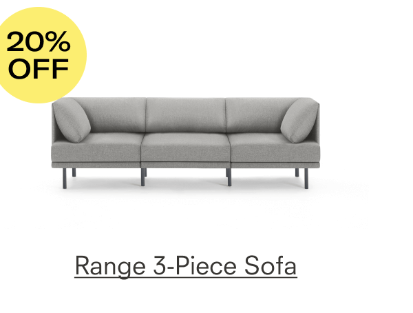 Range 3-Piece Sofa