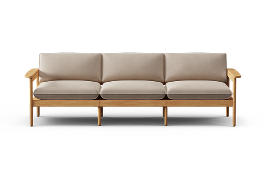 Dunes Teak 3-Piece Sofa