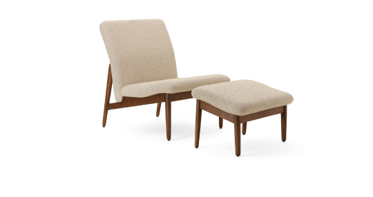 Gimlet Chair with Ottoman