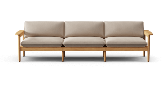 Dunes Teak 3-Piece Sofa