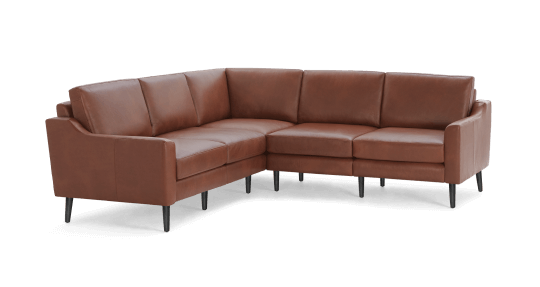 Slope Nomad Leather 5-Seat Corner Sectional