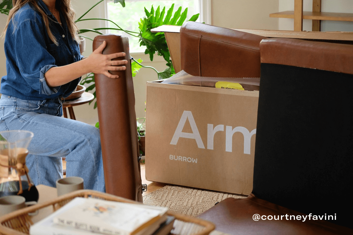 Quick shipping with Burrow | @courtneyfavini