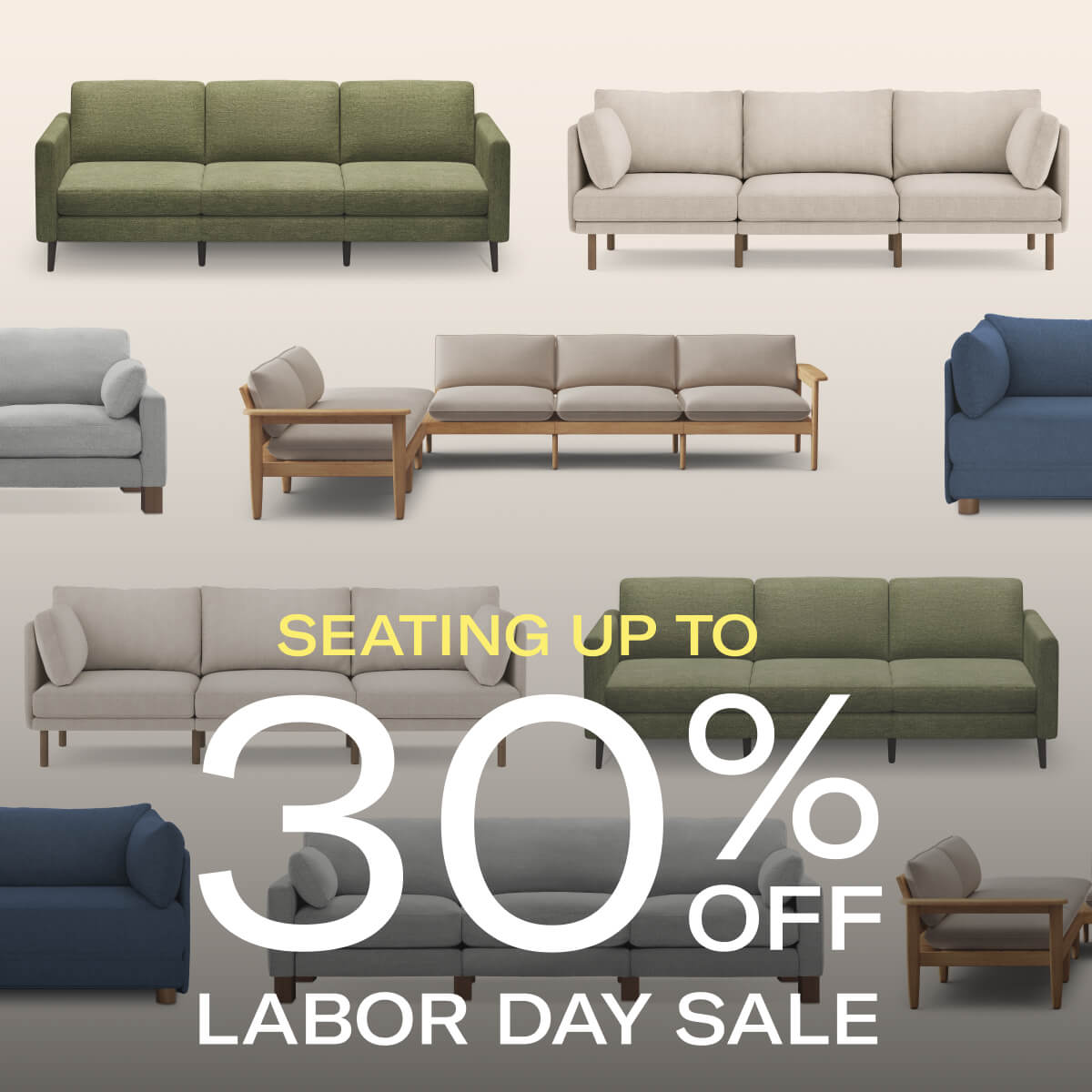 SEATING UP TO 30% OFF | LABOR DAY SALE 