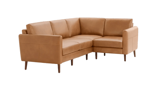 Arch Nomad Leather 4-Seat Corner Sectional