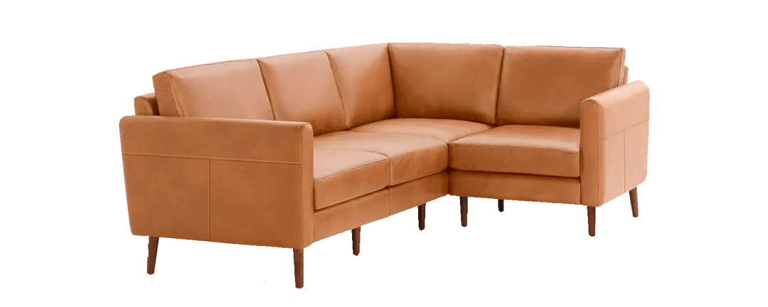 Arch Nomad Leather 4-Seat Corner Sectional