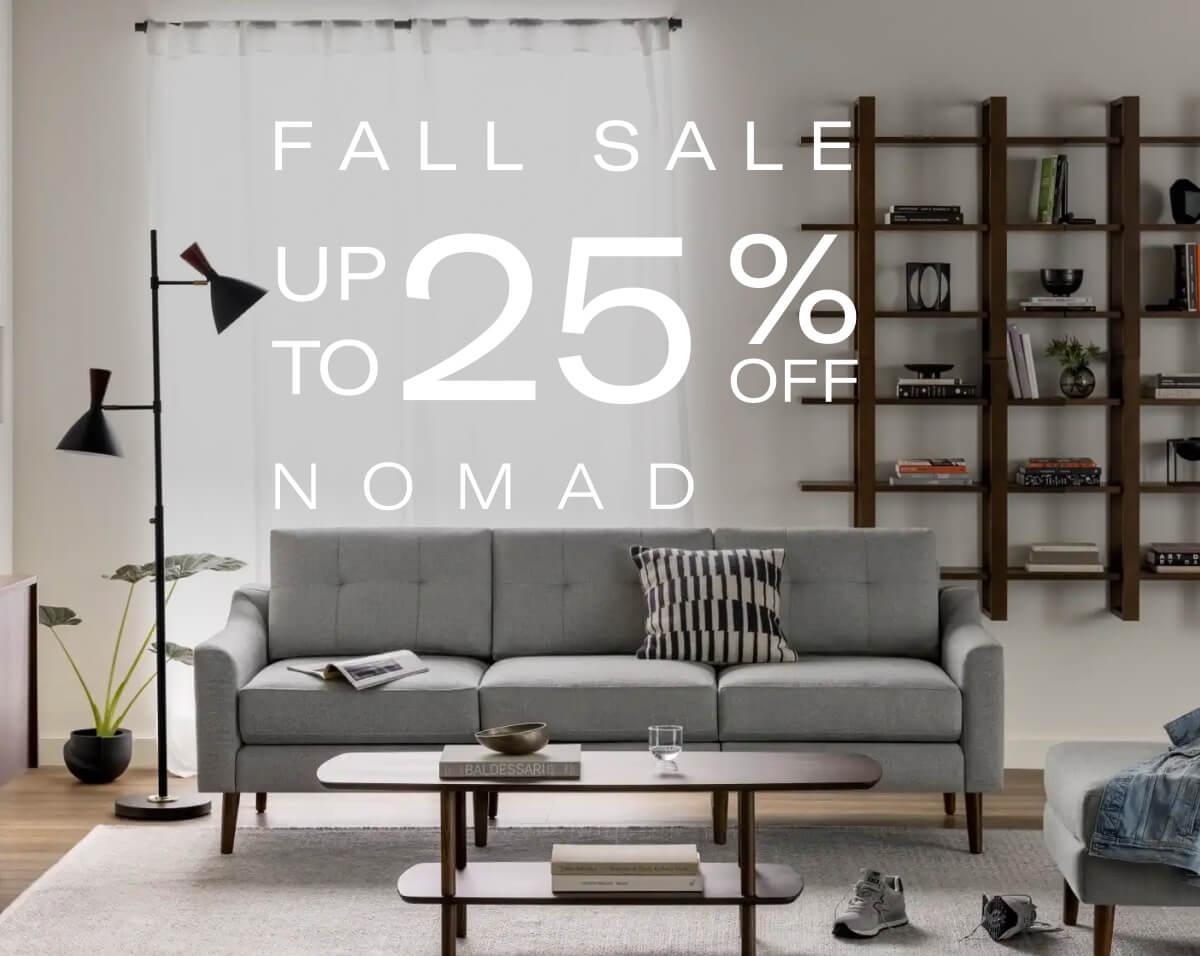 FALL SALE | UP TO 25% OFF NOMAD